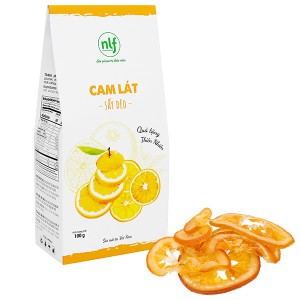 VỎ CAM LÁT ORGANIC SẤY DẺO 100GR-NÔNG LÂM FOOD