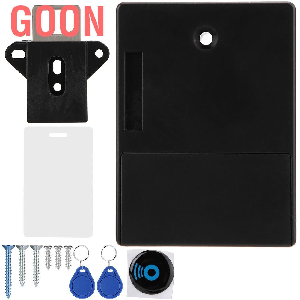 Goon Ổ Khóa Kỹ Thuật Số Rfid Diy Không Cần Khoan Lỗ Sử Dụng Pin (pin)