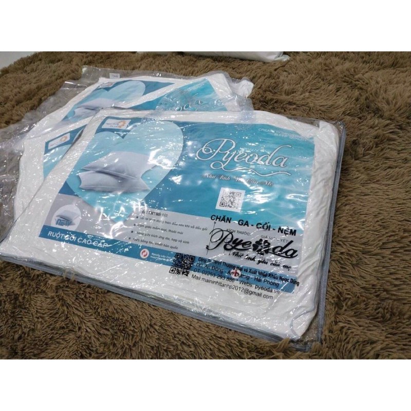 🍀 Hàng Chính Hãng Đôi Ruột Gối Ép Hơi Pyeoda - Ruột Gối nằm -Công Nghệ Hàn Quốc Cao Cấp-Pyeoda Như T