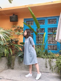 ĐẦM THUN DÀI BABY XẾP LI 3 màu