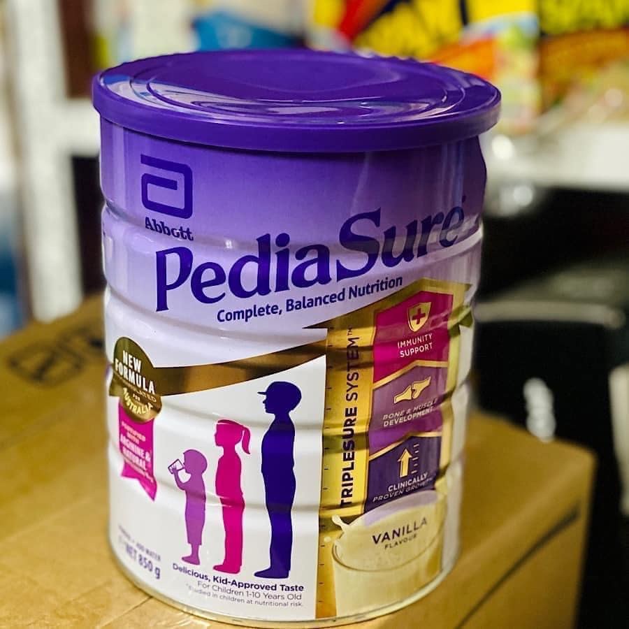 (Date t4/2024)Sữa pediasure úc vị vani hộp 800g