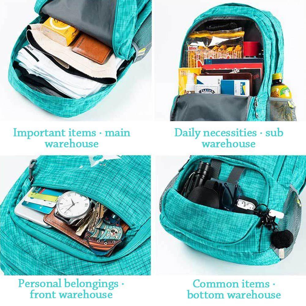 Ba Lô Du Lịch / Leo Núi / Cắm Trại Có Thể Gấp Gọn Tiện Lợi