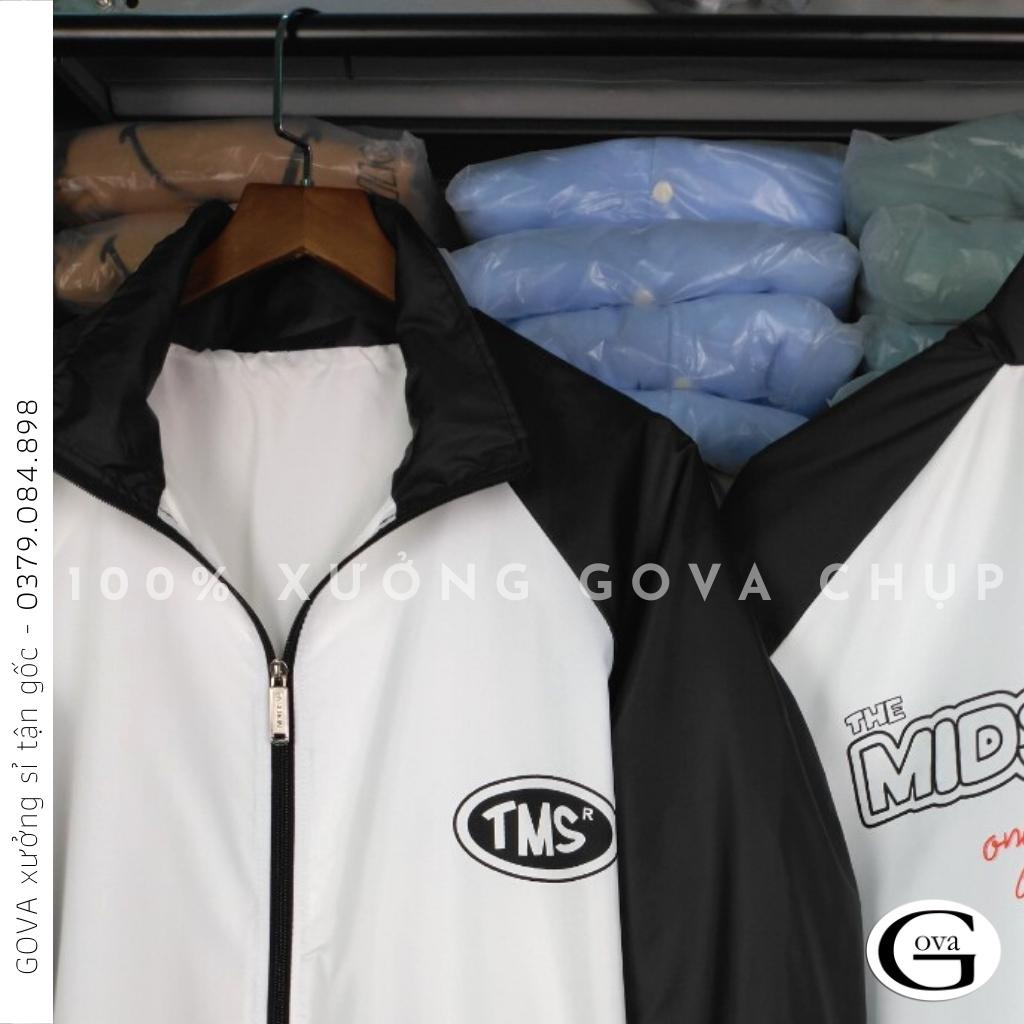Áo khoác dù TMS MIDSIDE nam nữ form rộng Unisex 2 lớp Chống Nắng Siêu Hot ulzzang Jacket Bomber GOVA