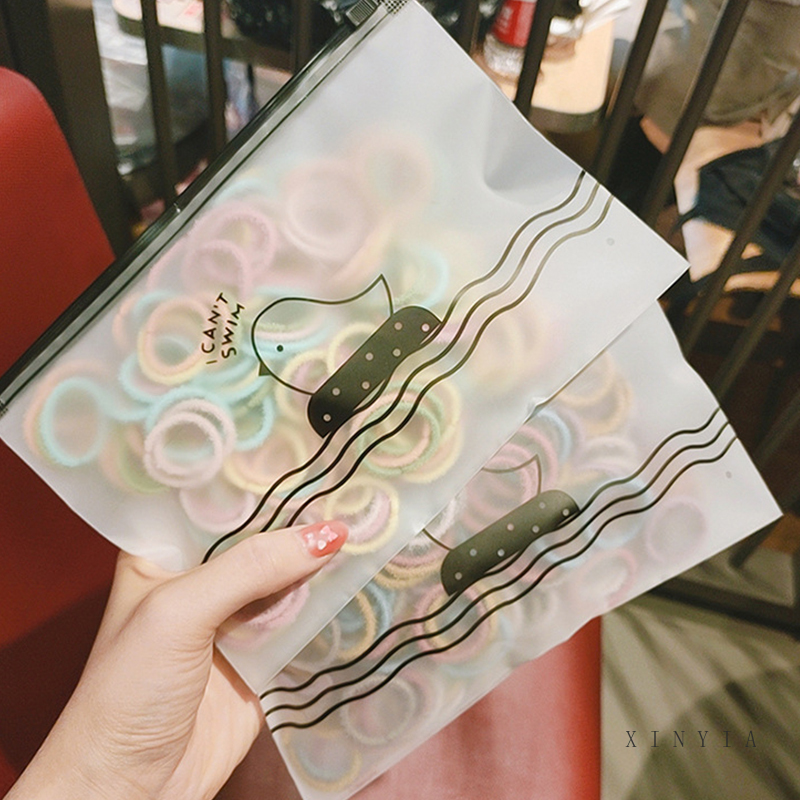 Set 100 Kẹp Tóc Giả Lông Thỏ Phong Cách Hàn Quốc