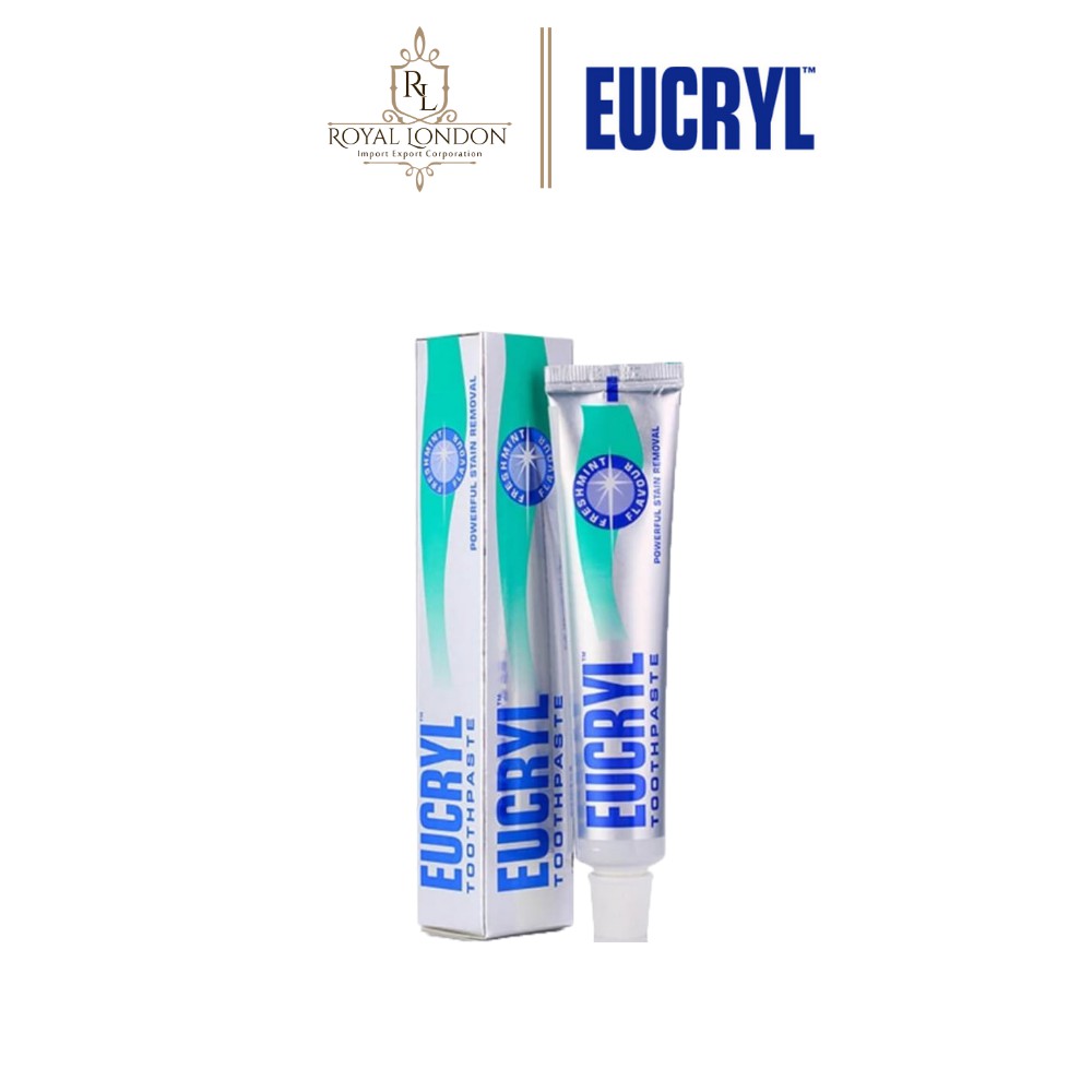 Kem Đánh Răng Bạc Hà Tẩy Trắng Eucryl Toothpaste 62g | BigBuy360 - bigbuy360.vn