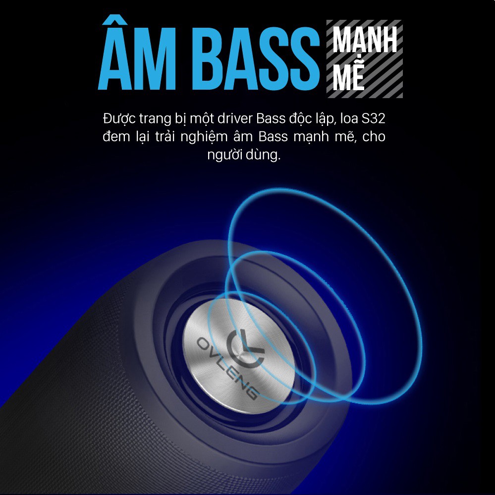 Loa bluetooth nghe nhạc không dây chống thấm nước ZEALOT S32