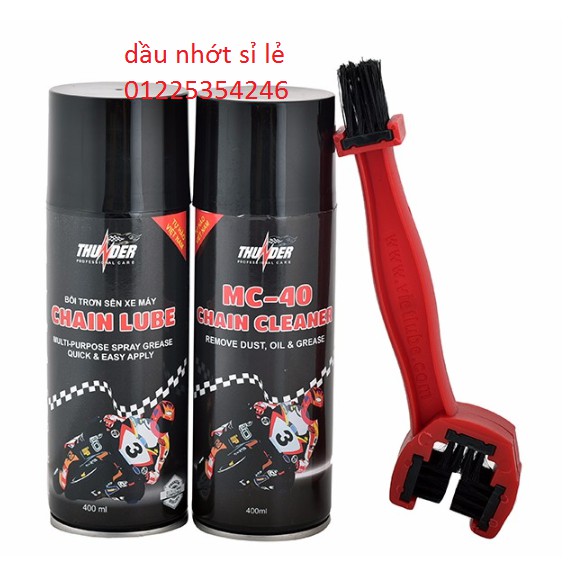 combo xịt & dưỡng sên thunder(TẶNG BÀN CHẢI CHÀ SÊN TRỊ GIÁ 30K)