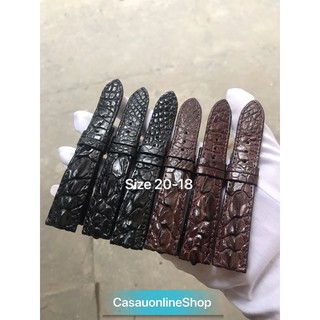 Dây đồng hồ gai tay cá sấu