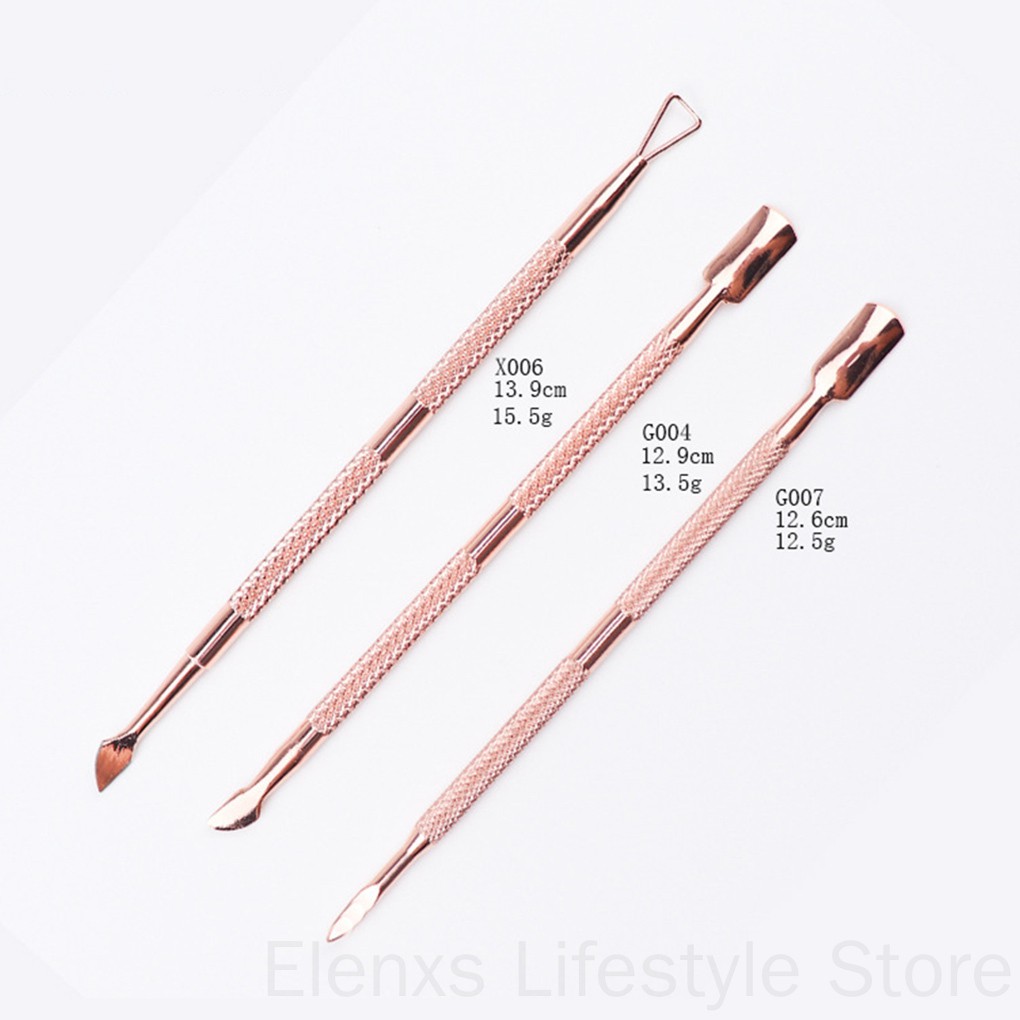 [Hàng mới về] Set 3 dụng cụ vệ sinh móng tay bằng thép không gỉ