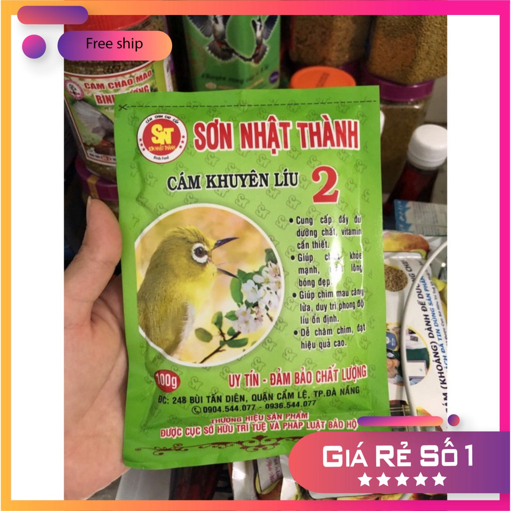 Cám Vành Khuyên Sơn Nhật Thành (Số 2) 100gr - Thức Ăn Chim Cao Cấp