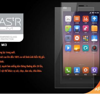 Combo 3 dán kính Xiaomi Mi3 - Trong suốt