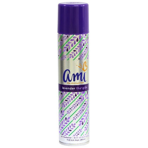 Bình xịt phòng Ami hương Lavender thư giản 280ml