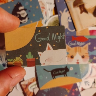 Set 40 hình dán sticker meomeo