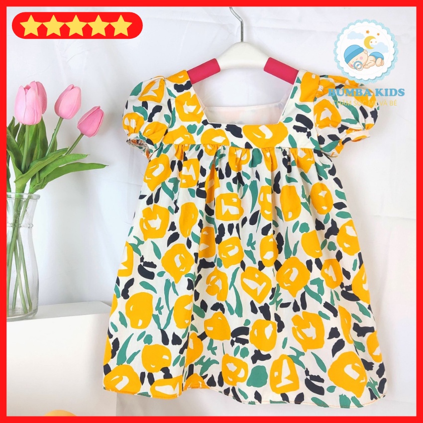 Đầm váy dáng xòe 💥 CỰC XINH 💥 đầm váy cho bé yêu size từ 1 tuổi đến 7 tuổi hàng Việt Nam thiết kế