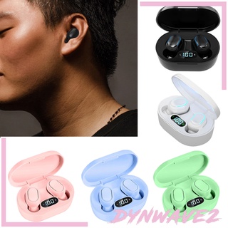 Tai nghe không dây E7S Bluetooth 5.0 Tai nghe nhét tai Bass màu đen