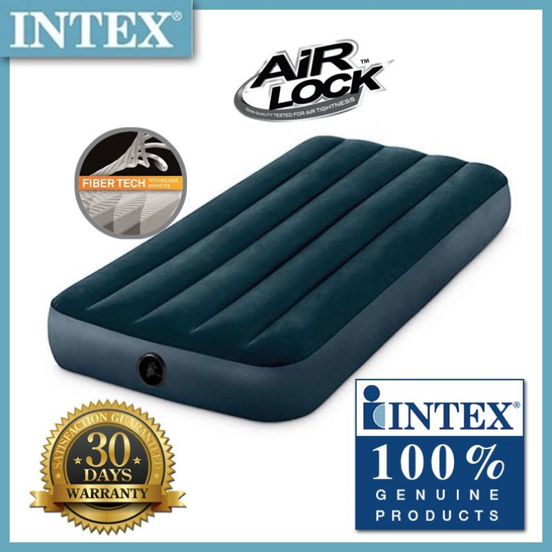 Đệm hơi đơn cao cấp 64732 INTEX  , Bơm điện, Bảo Hành 12 tháng