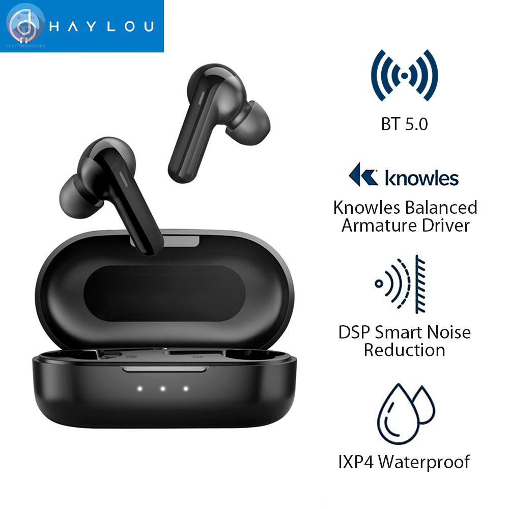 Ê Haylou GT3 Pro TWS+ BT5.0 Wireless Earphones In-Ear Earbuds with Touch Control/Knowles Balanced Armature Driver/Intelligent Noise Reduction/Binaural HD Call/IPX4 Waterproof Headset Compatible with Andriod iOS BT Phones