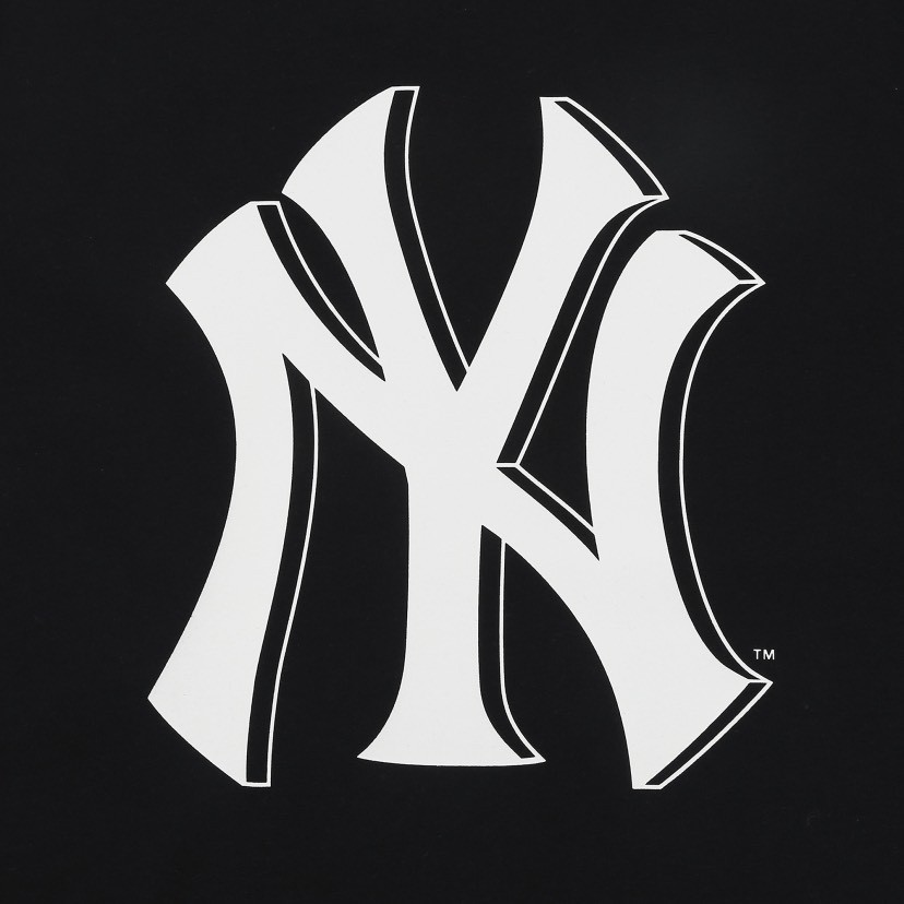 Áo Thun MLB NY Unisex🔴FREESHIP🔴MLB Basic Big Logo NY Black Tee Chính Hãng - Áo Phông NY  - Simple Sneaker