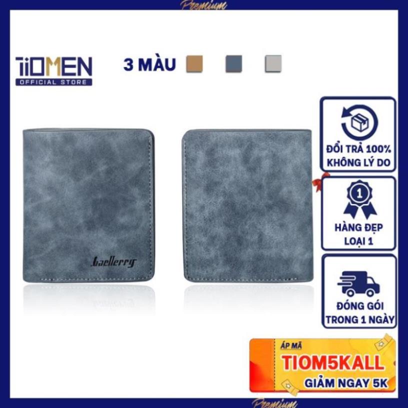 Ví nam da nhiều ngăn nhỏ gọn cao cấp, bóp nam mini cao cấp da PU xịn dáng đứng và ngang - BLR1152 Xịn ! 🔥