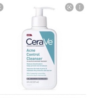 Sữa rửa mặt ngua mụn Crv Acne Control Cleanser