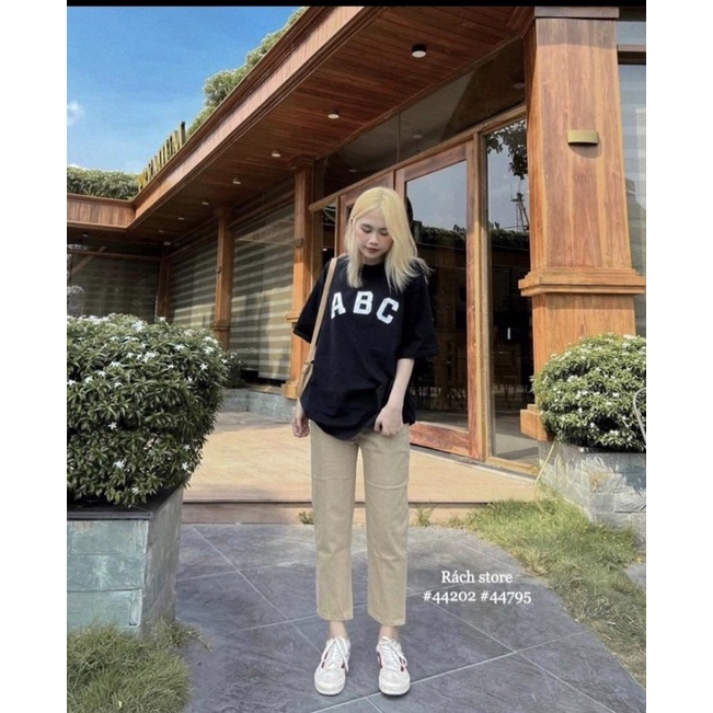 Bộ áo số 7ABCD +quần kaki be TT11