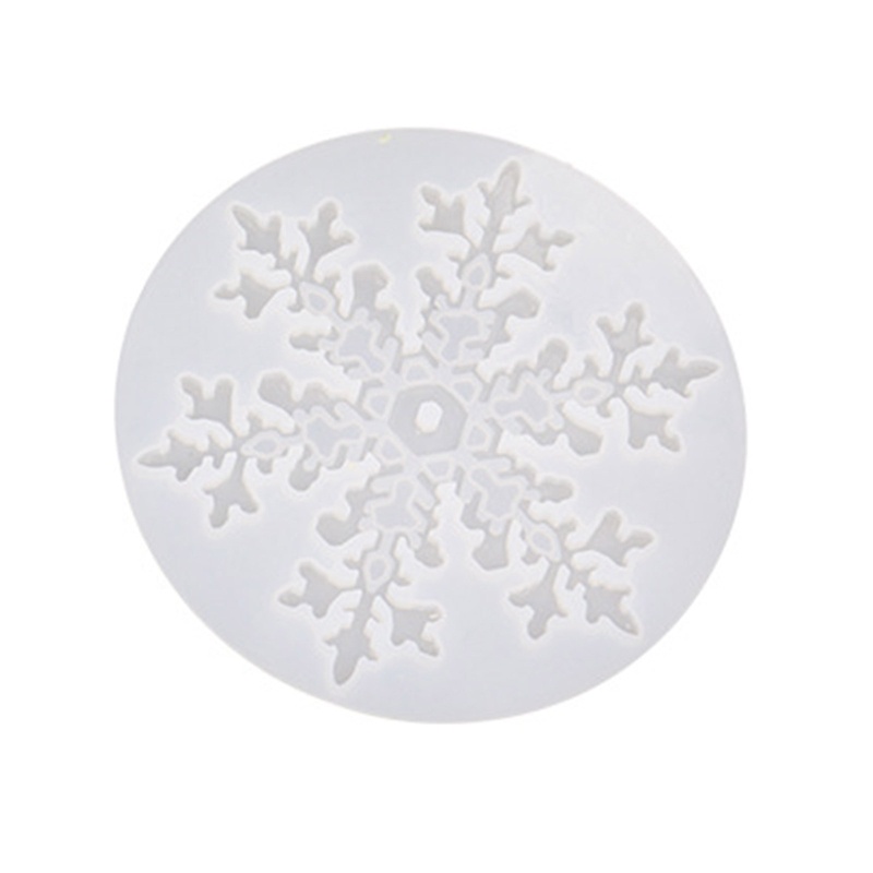 Khuôn Silicone Tạo Hình Bông Tuyết 3D Trang Trí Bánh