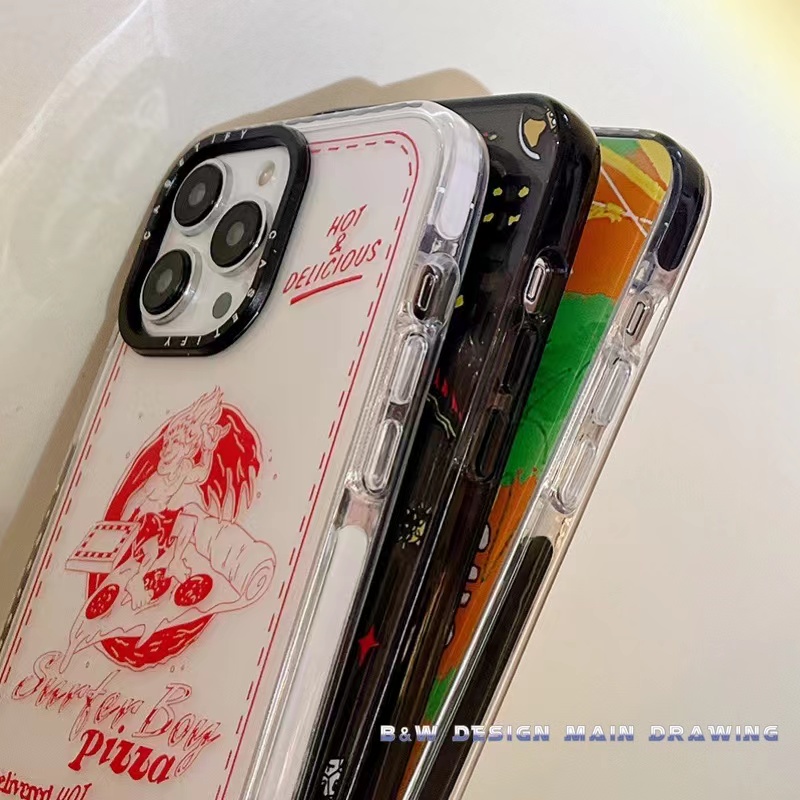 Ốp Điện Thoại Mềm Trong Suốt Chống Sốc In Hình Stranger Things Cho iPhone 14 13 12 11 Pro MAX IX XS MAX XR 7 8 Plus