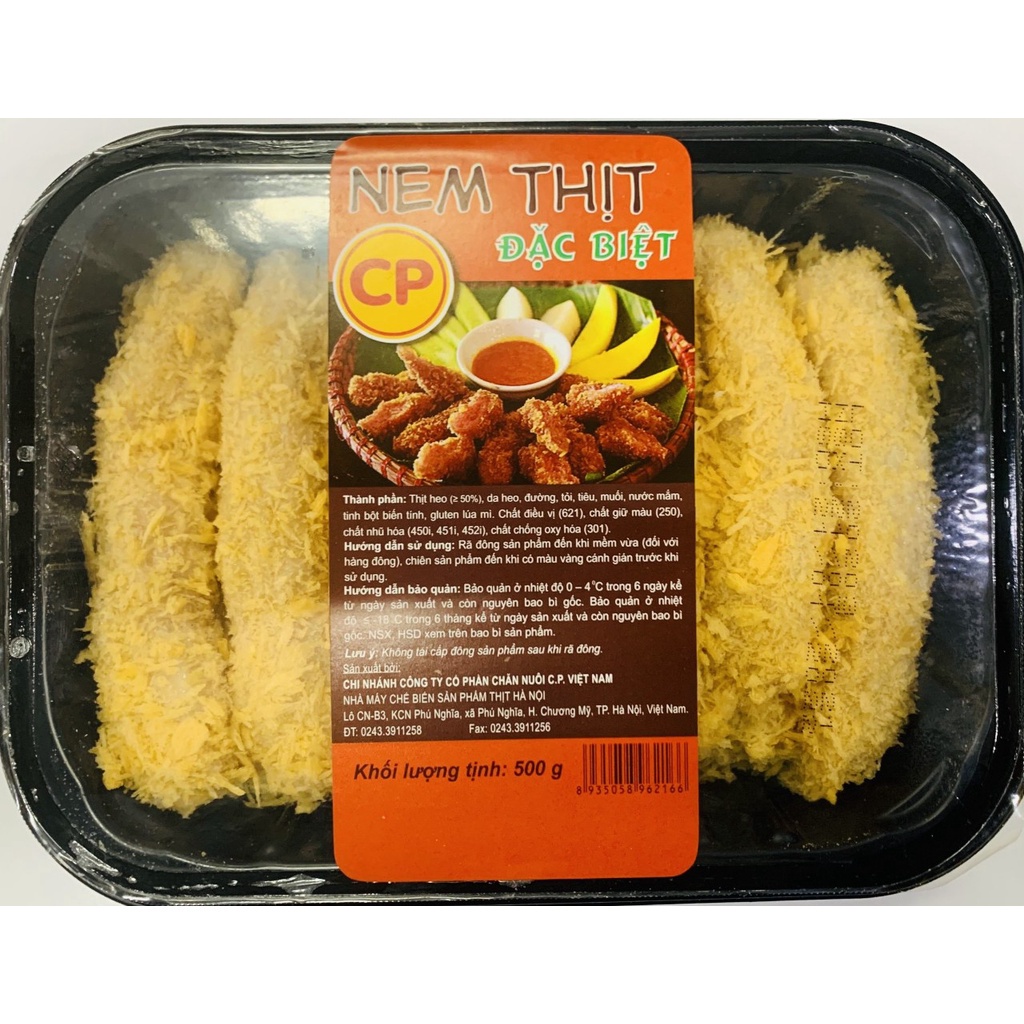 Nem chua rán - nem chua thịt loại đặc biệt CP hộp 500g