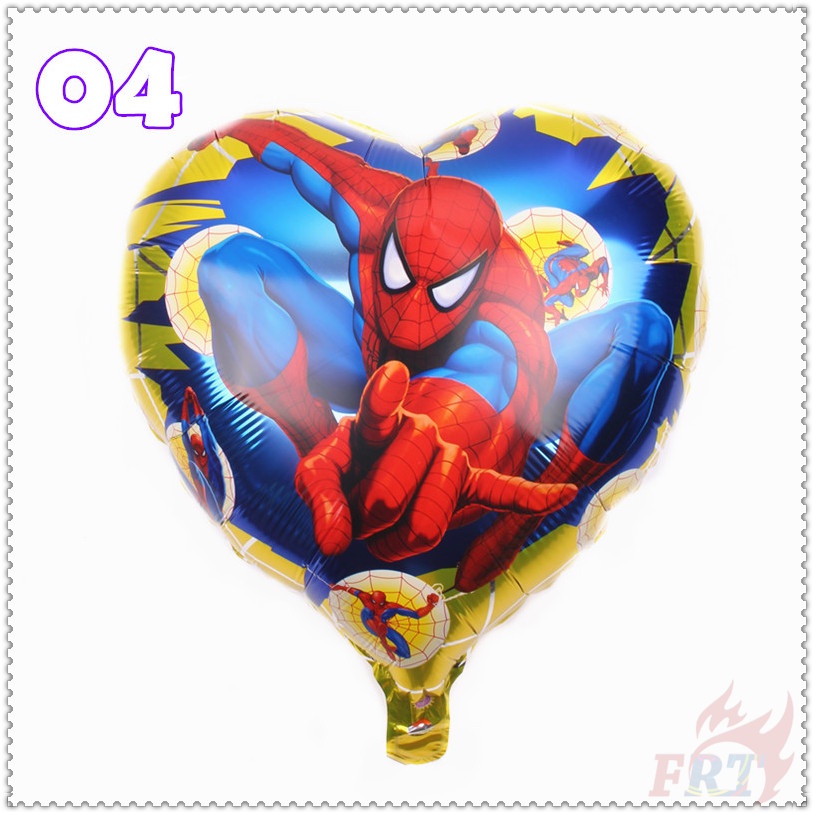 Bong bóng lá nhôm 18 inch họa tiết người nhện trang trí tiệc sinh nhật