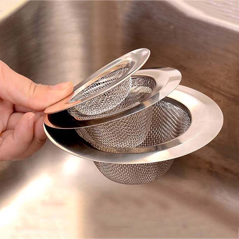 Dụng Cụ Dọn Tóc Bằng Thép Không Gỉ Ngăn Chặn Giặt Bồn Tắm Lỗ Thoát Nước Bẫy Lọc Chén Lọc Chậu Rửa Phòng Tắm Nhà Bếp Phụ Kiện