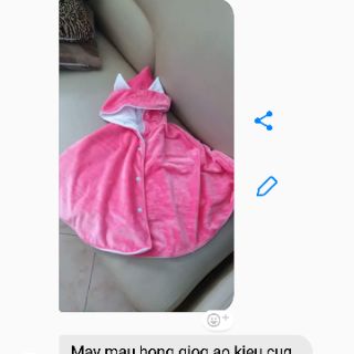 Áo choàng size lớn cho bé từ 18_30 kí