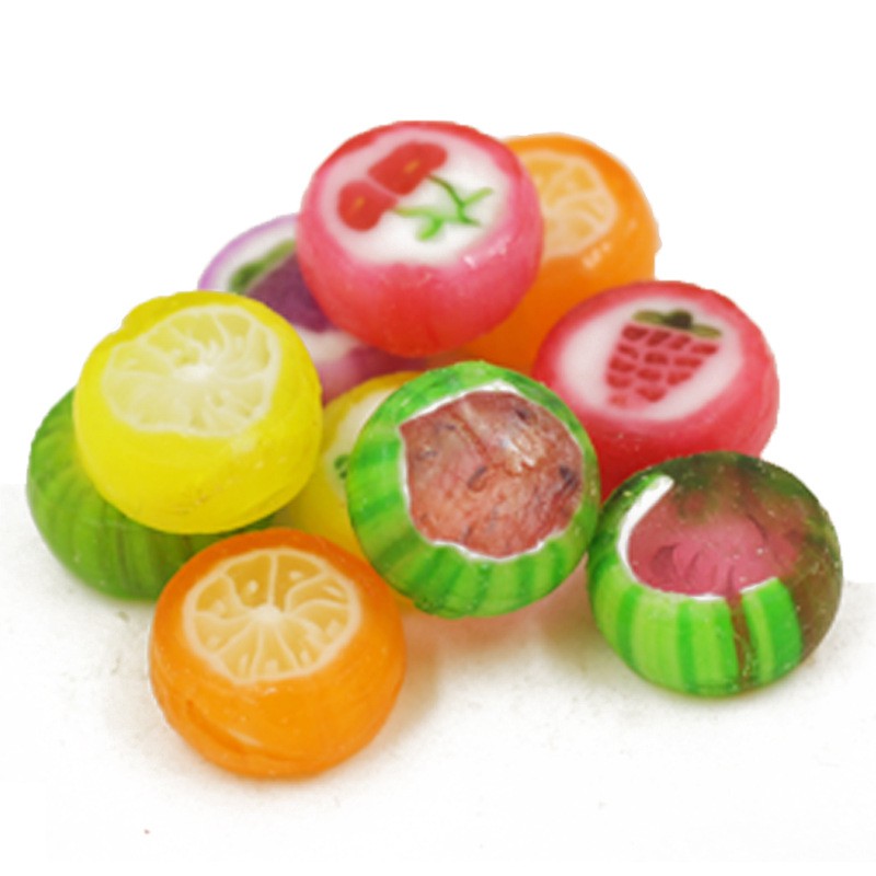 [ Sale ] Combo 500g kẹo cứng hương vị trái cây bốn mùa hình dáng siêu Xinh