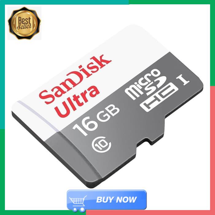 Thẻ Nhớ Micro Sd Uhs-i M744 Sandisk Ultra Micro Sd Class 10 16gb & 40-48mb / S & 41-