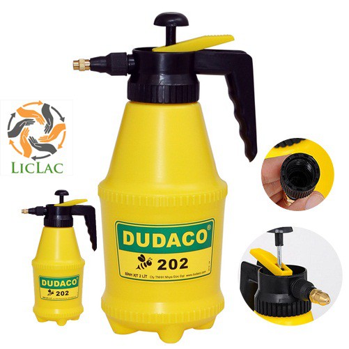 Bình Xịt Nước Phun Sương DUDACO B202 (2 lít) - Bình Tưới Cây Chuyên Dùng Loại Tốt Hàng Việt Nam Xuất Khẩu