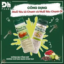 (Combo 2 hũ) Muối Tiêu Chanh Ớt Tây Ninh 120gr Dh Foods.Thích hợp với người ăn chay.Mang chọn yêu thương đến mọi người.