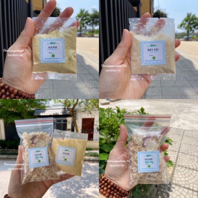 Bột: Tỏi-Gừng-Sả nguyên chất
