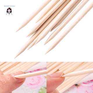 SET 2 Cây que gỗ cam chấm khoé móng, là mép móng,tháo móng giả