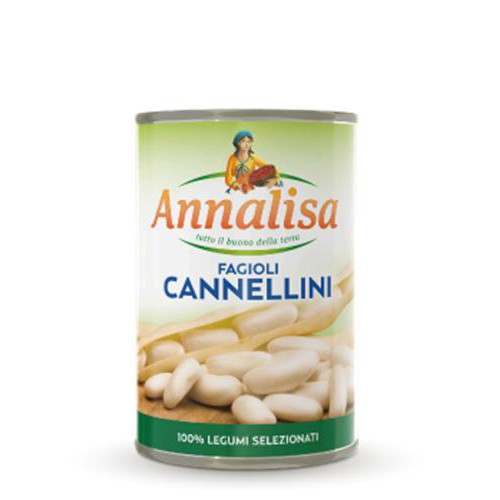 Đậu trắng Annalisa Fagioli Cannellini – hộp 400g