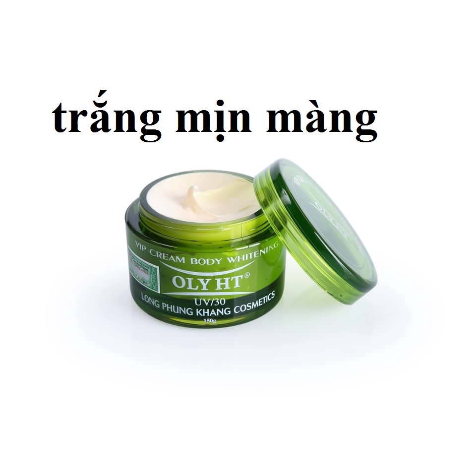 Kem Dưỡng Trắng Da Toàn Thân  V.I.P  150g OLY HT - Hàng Chính Hãng