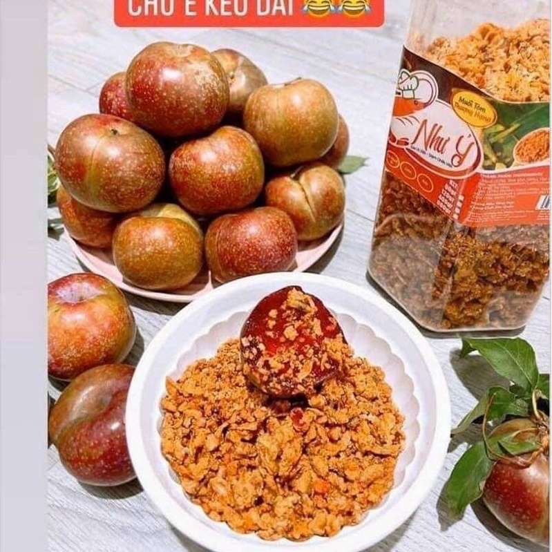 Muối Như Ý nguyên con tôm đặc sản Tây Ninh hũ 400g