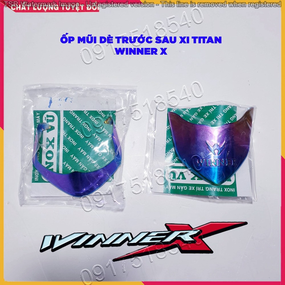 Bộ Ốp Mỏ Dè Xi TITAN Cho Winner X 2019 - 2020 ( Giá 1 Bộ trước, sau ) Ảnh thật Sp