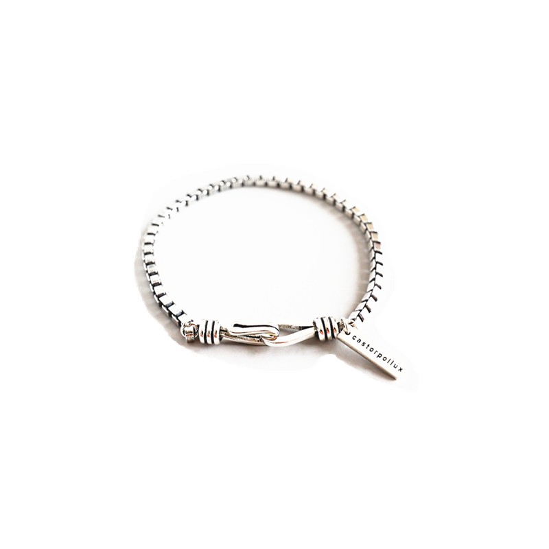 Simple Personality S925 Silver Couple Bracelet