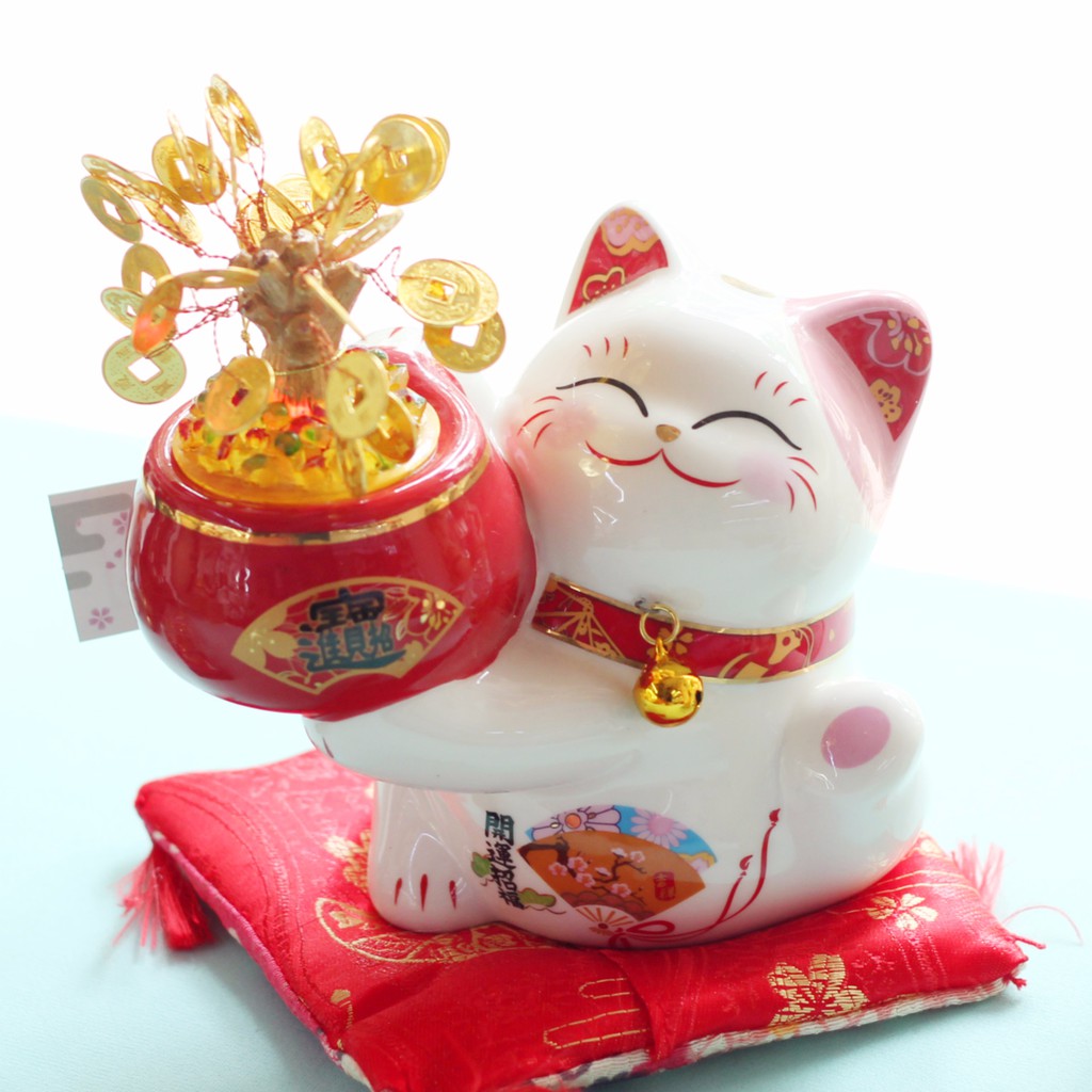 Đuôi Trắng - Mèo Thần tài 