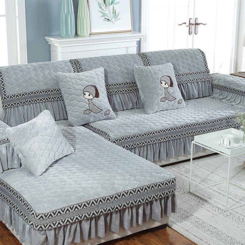 Thảm Trải Ghế Sofa Chống Trượt Kiểu Dáng Đơn Giản Hiện Đại