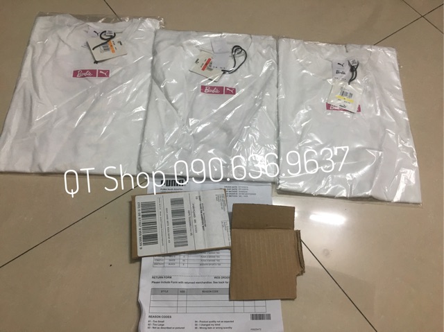 Puma X Barbie archive back print t-shirt (Áo thun nữ chính hãng)