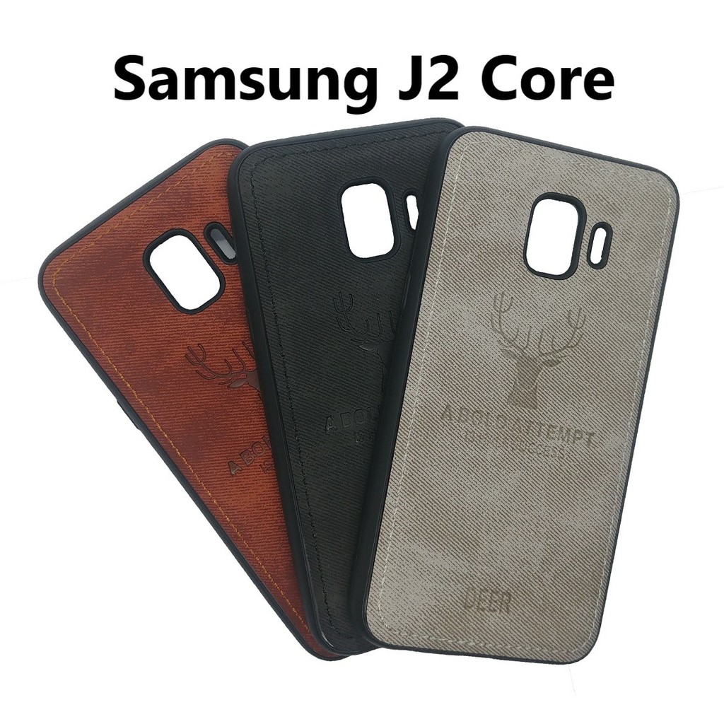 [ XẢ KHO ] Samsung J4 Core/ J2 Core/ J4+/ J4 Plus/ A6+/ A6 Plus/ M20/ J8/ A20/ A30 Ốp hươu vải Jean viền TPU dẻo