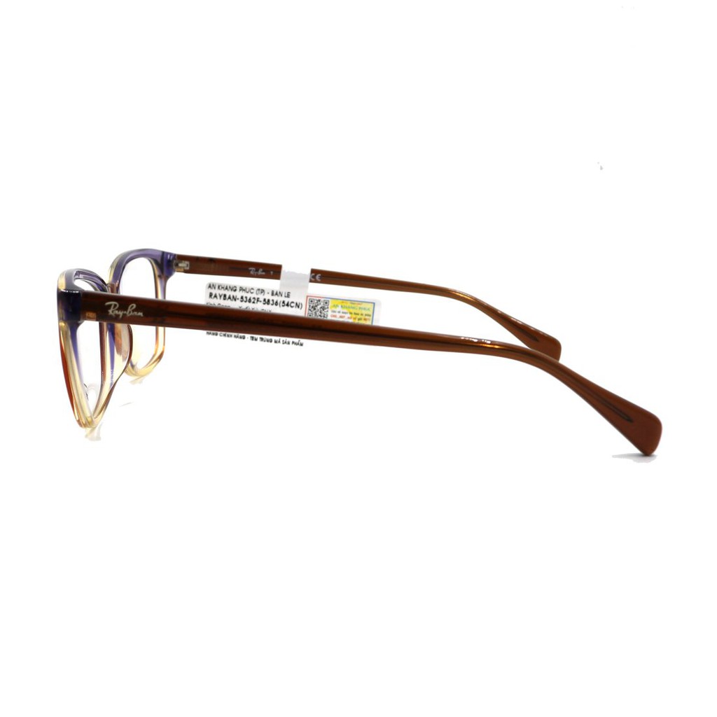 (Hàng chính hãng) Gọng kính nam nữ Rayban RB5362F (54-17-145) màu sắc thời trang, thiết kế dễ đeo bảo vệ mắt