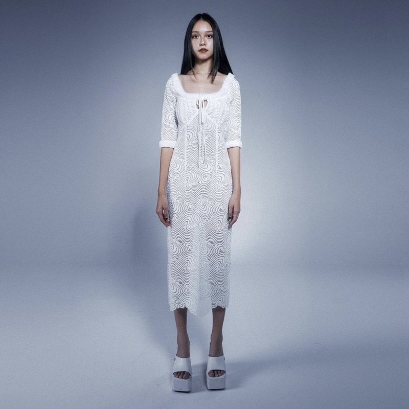 70% OFF ᯽ VÁY 𝐆𝐑𝐎𝐎𝐕𝐘 𝐋𝐀𝐂𝐄 𝐃𝐑𝐄𝐒𝐒