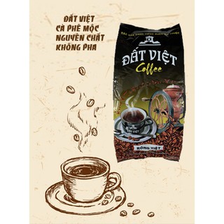 CÀ PHÊ ARABICA-ROBUSTA MỘC NGUYÊN CHẤT ĐẤT VIỆT-Cà phê rang xay mộc pha phin pha máy