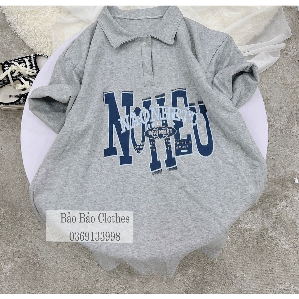 Áo Thun Polo Nam Nữ  Form Rộng Cổ Bẻ UHE Vải Dày Mịn Thoáng Mát Thiết Kế Thời Trang Kiểu Dáng Năng Động